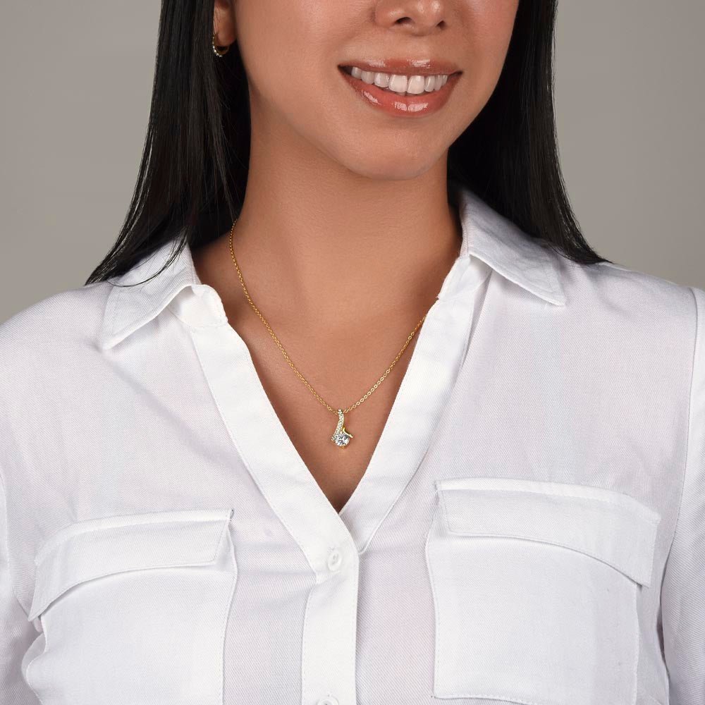 Alluring Beauty Gold Necklace