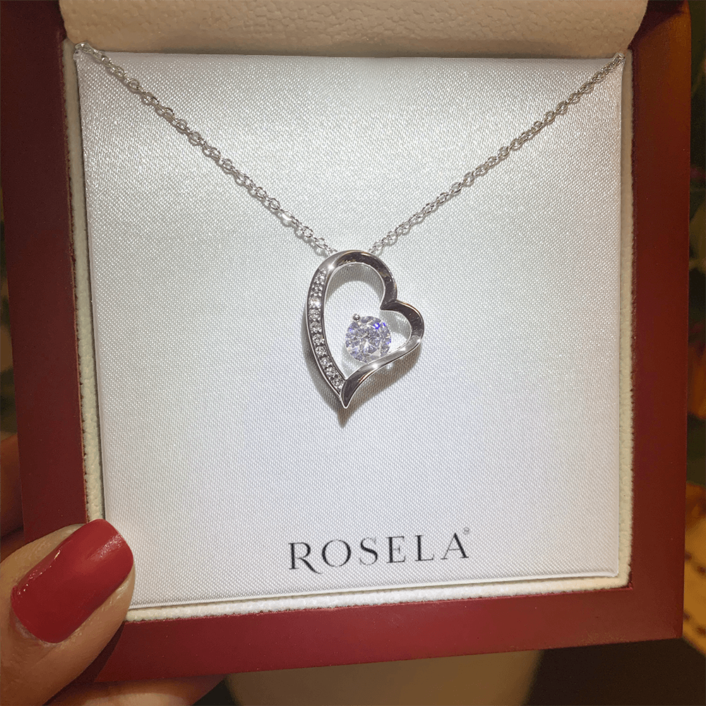 Forever Love White Gold Necklace