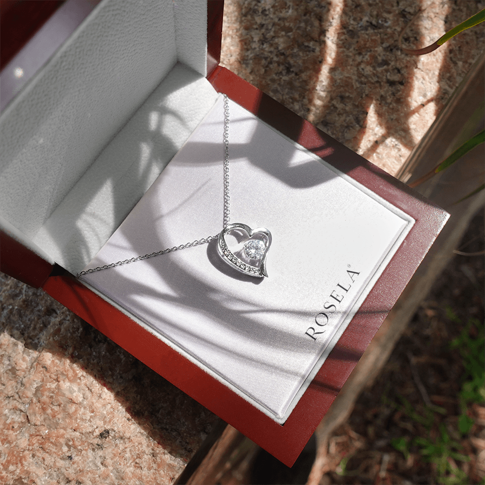 Forever Love White Gold Necklace