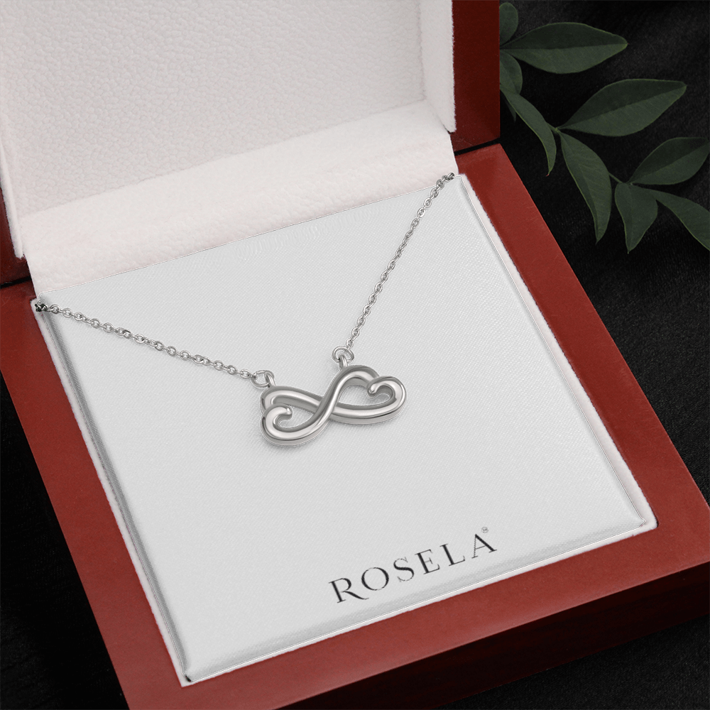 Endless Love White Gold Necklace
