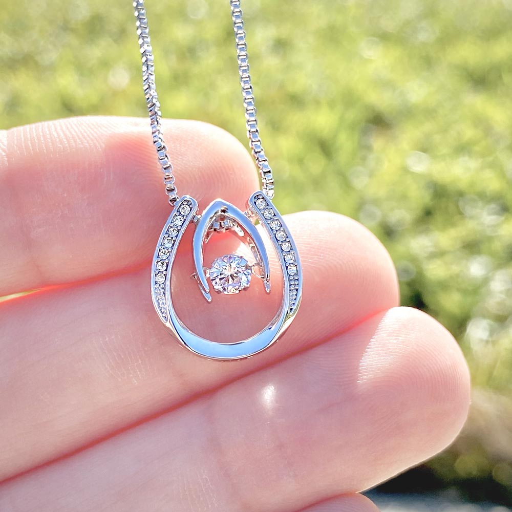 Lucky In Love White Gold Necklace