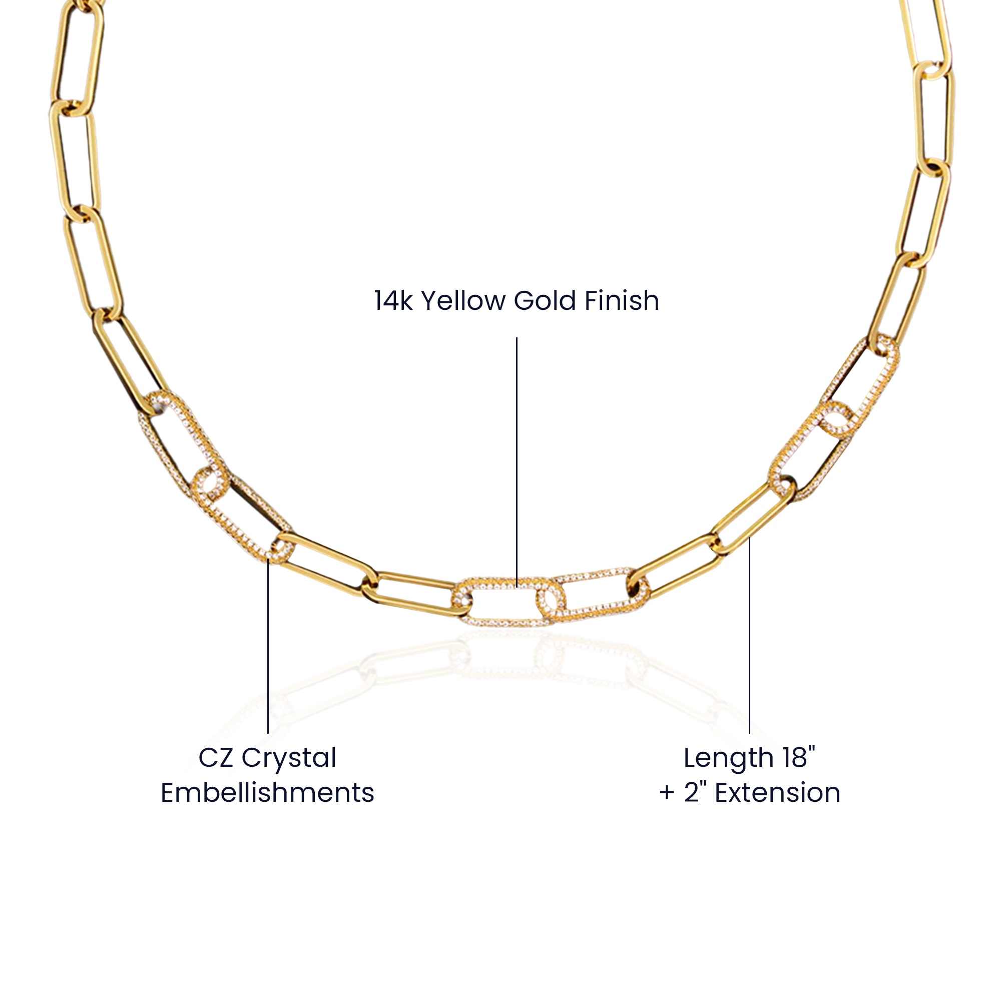 Paperclip Chain Necklace