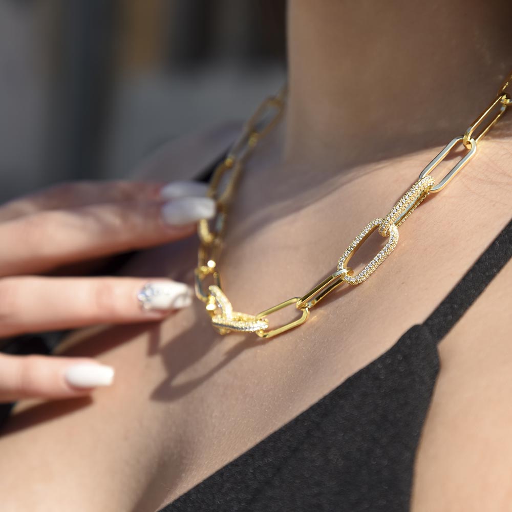 Paperclip Chain Necklace