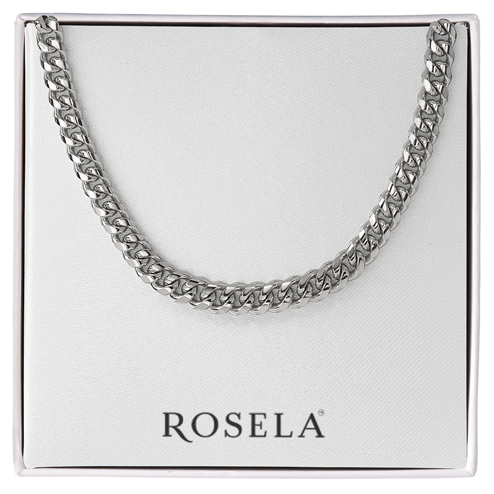 Silver Cuban Link Chain