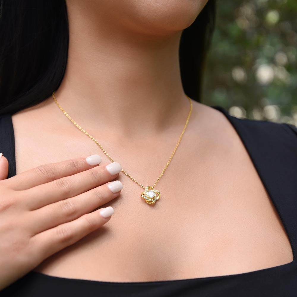 LoveKnot Gold Necklace