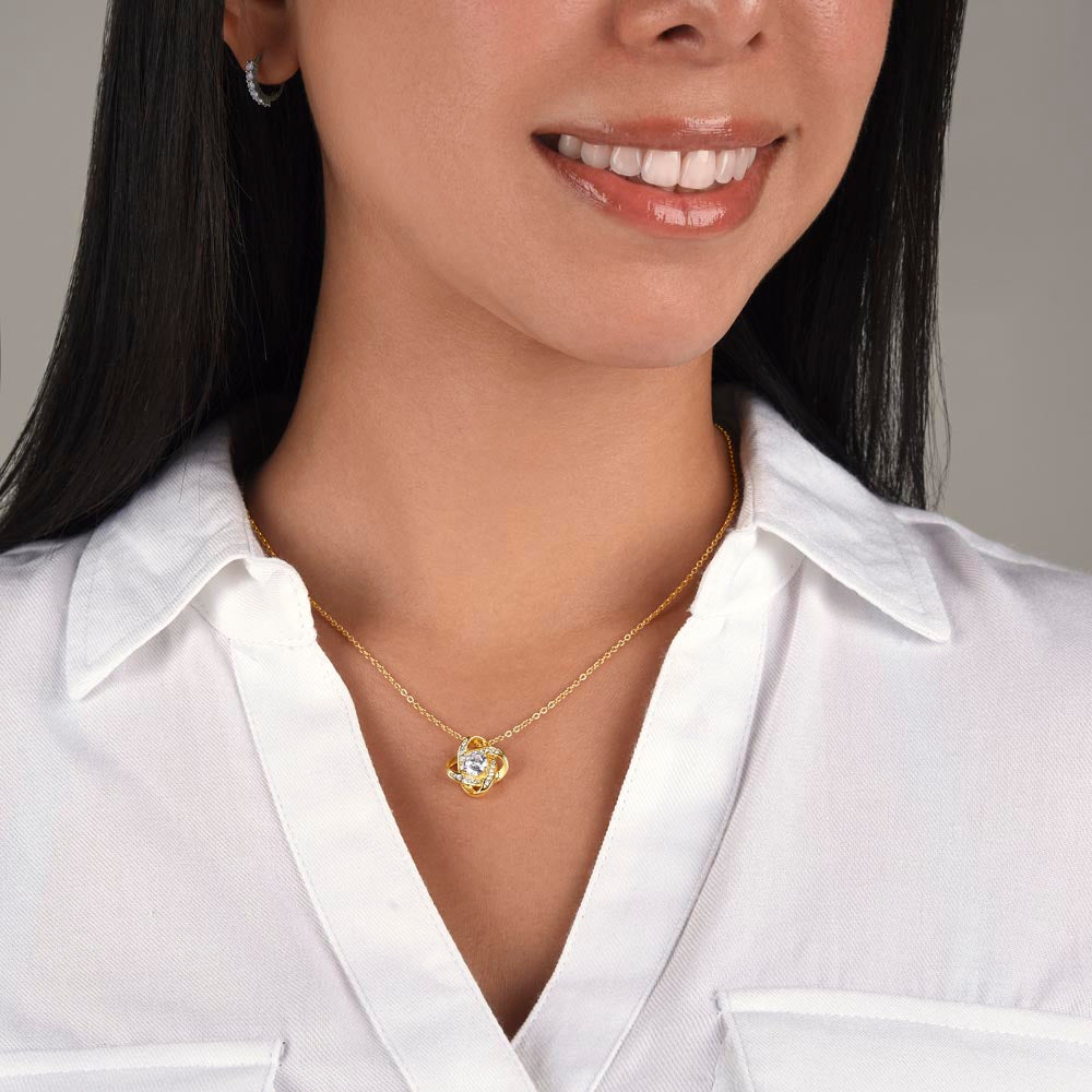 LoveKnot Gold Necklace