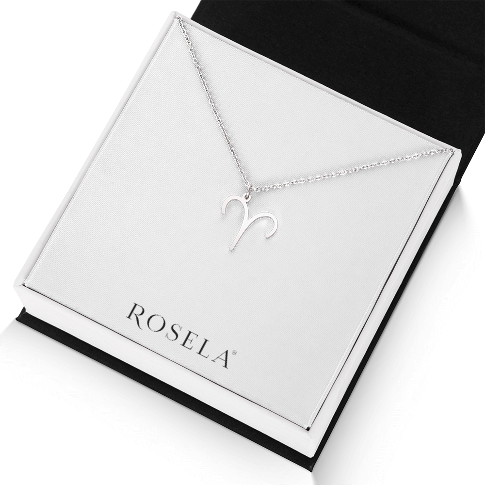 Aries White Gold Necklace
