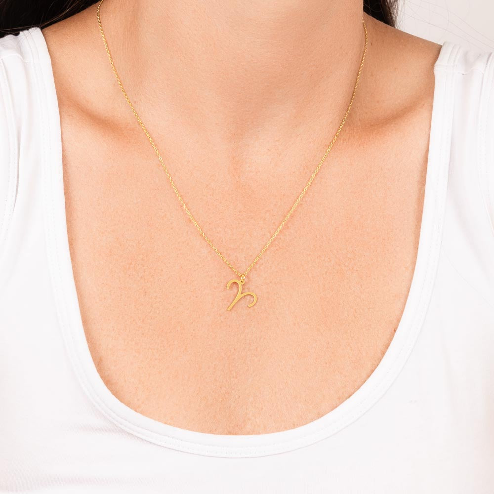 Aries Gold Necklace