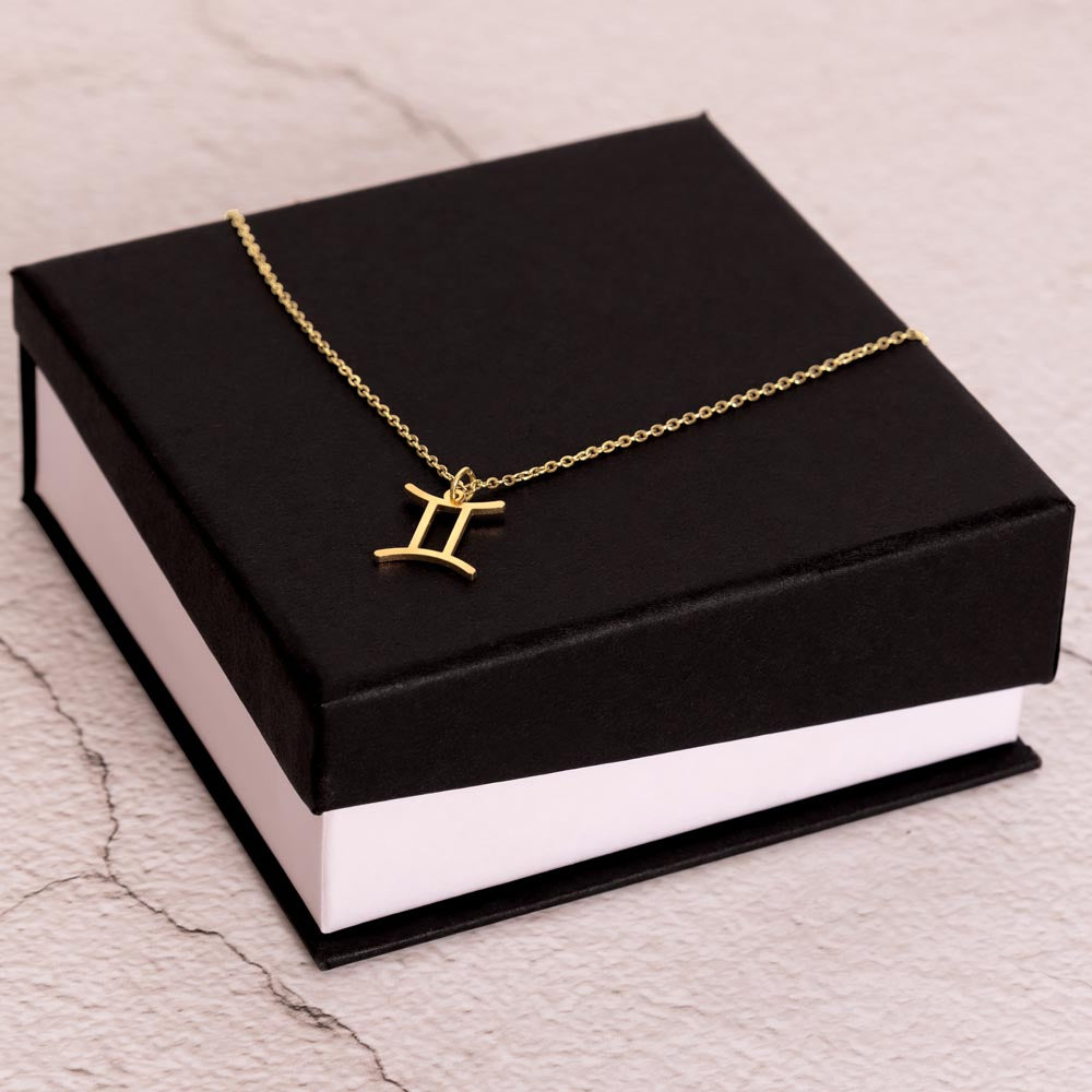 Gemini Gold Necklace