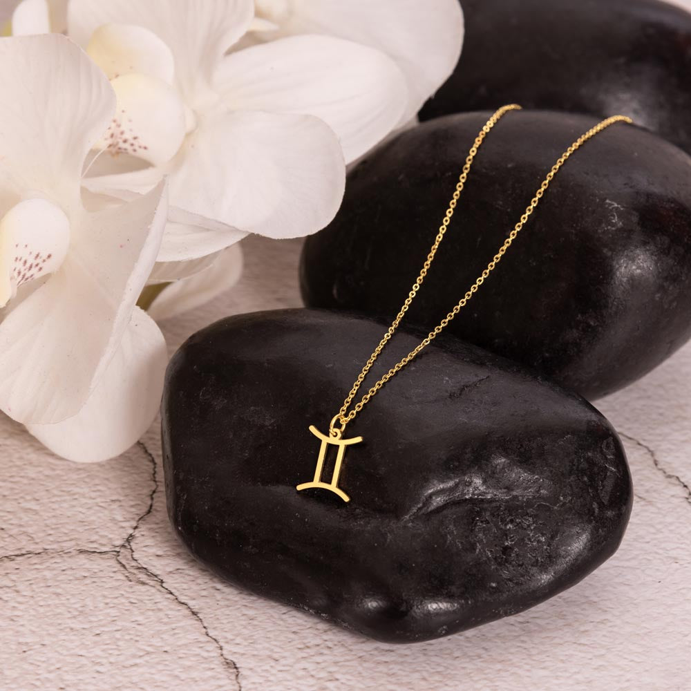 Gemini Gold Necklace