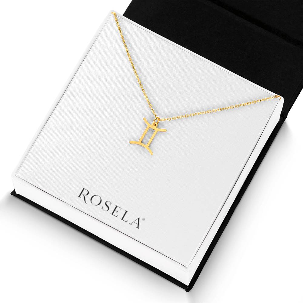 Gemini Gold Necklace