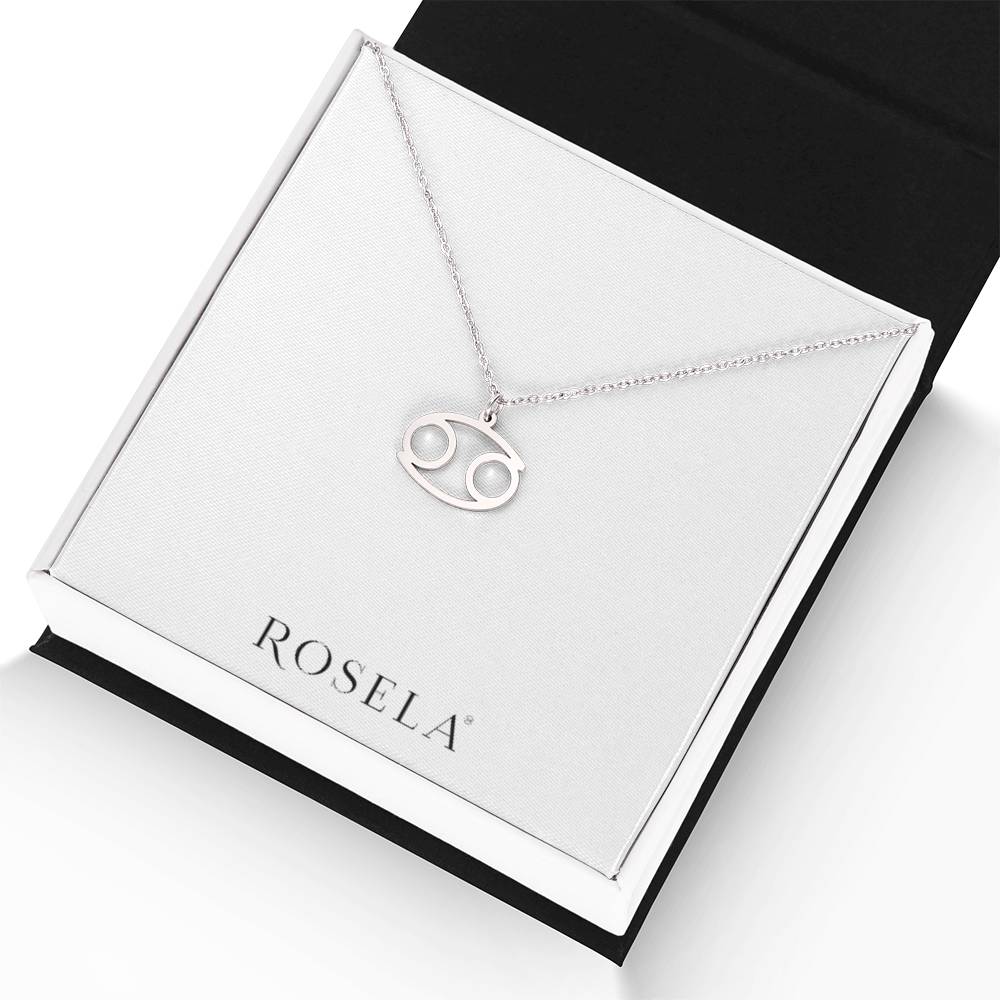 Cancer White Gold Necklace