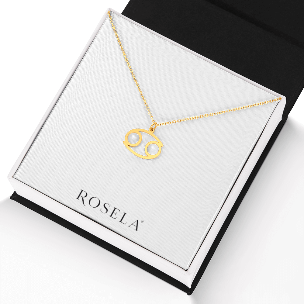 Cancer Gold Necklace