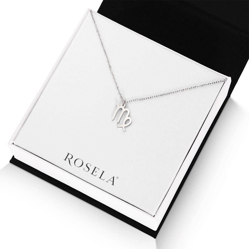 Virgo White Gold Necklace