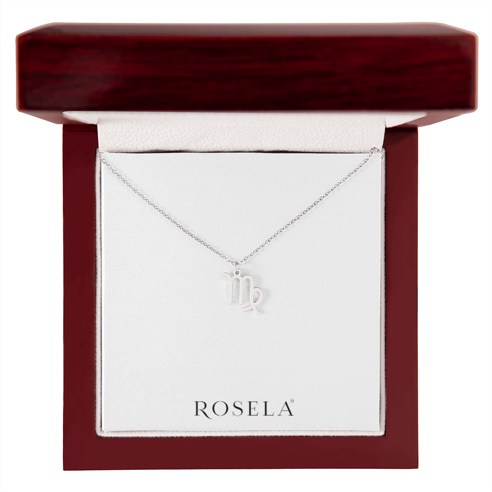 Virgo White Gold Necklace