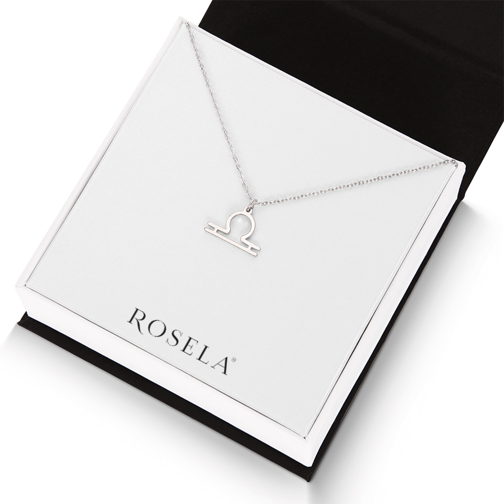 Libra White Gold Necklace