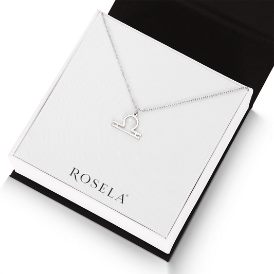 Libra White Gold Necklace