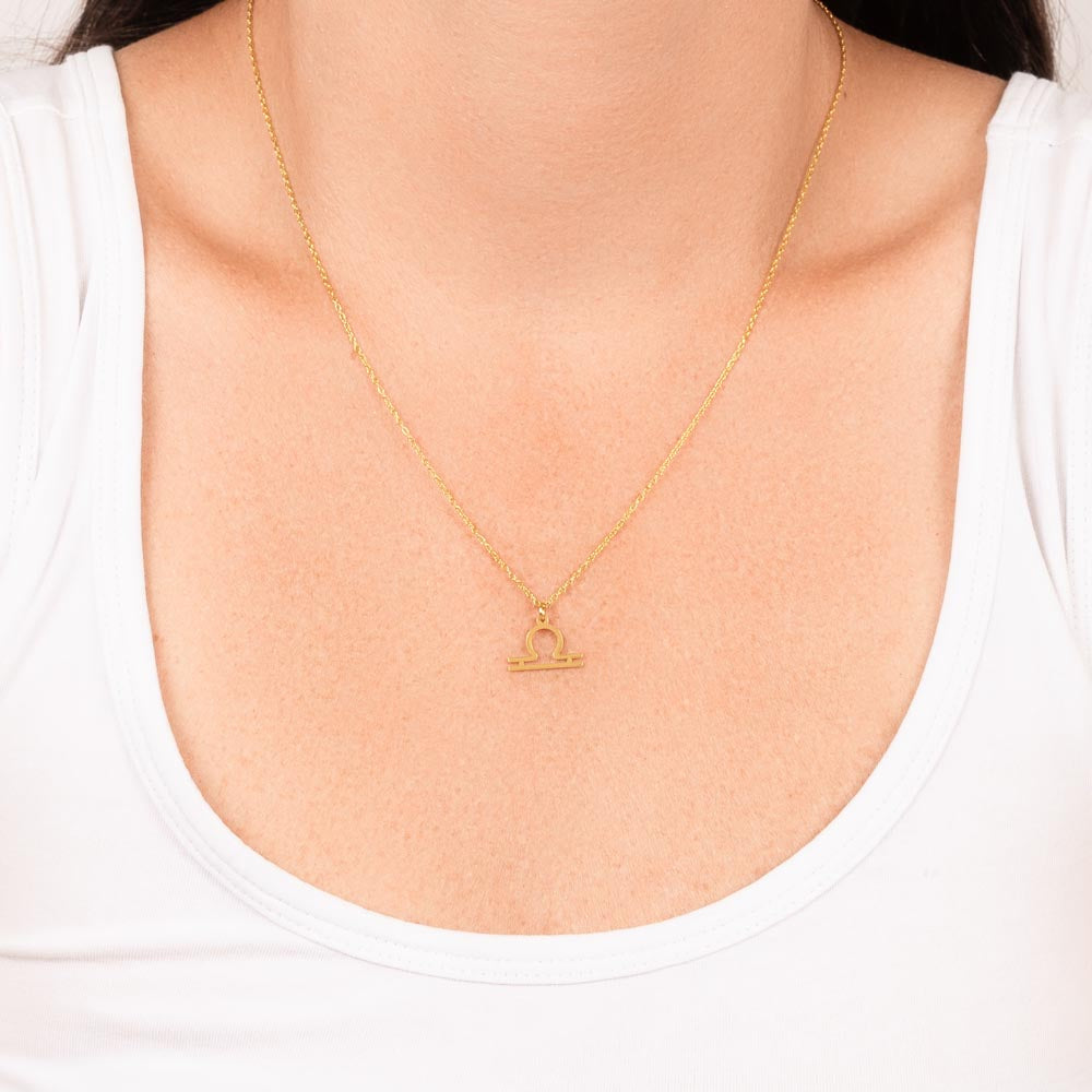 Libra Gold Necklace