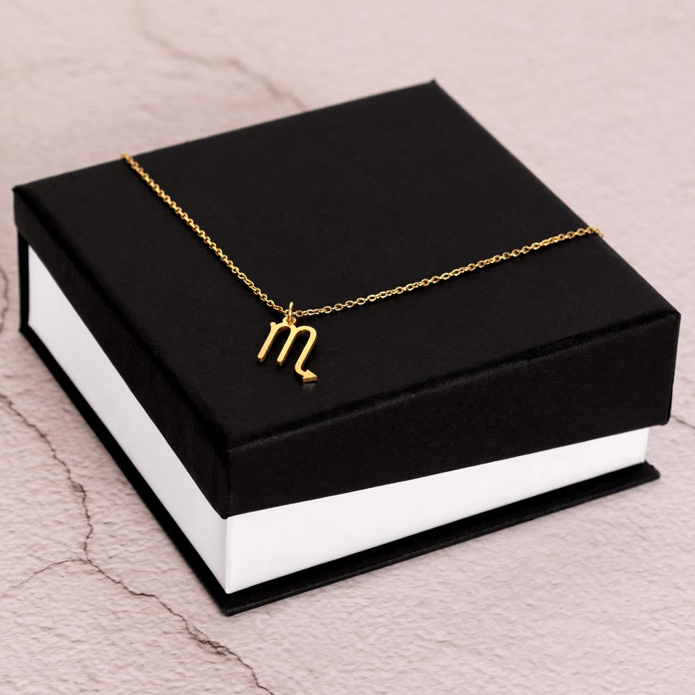Scorpio Gold Necklace