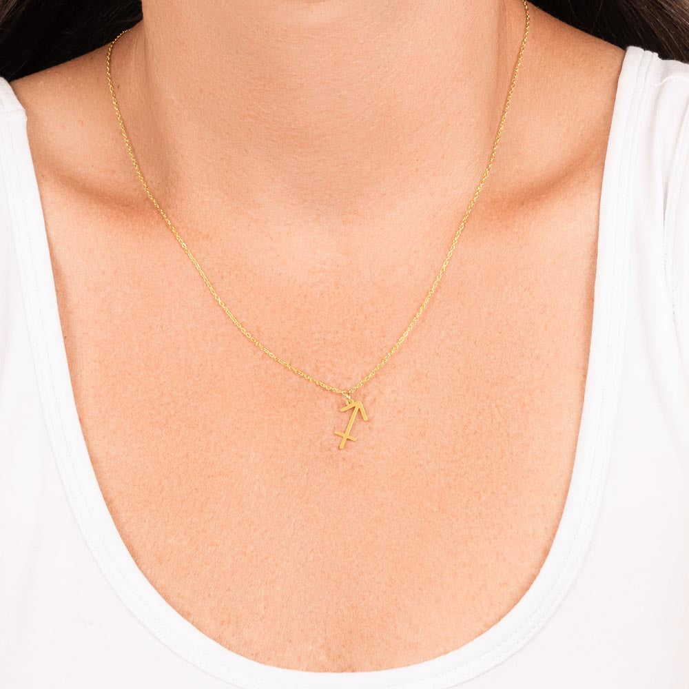 Sagittarius Gold Necklace