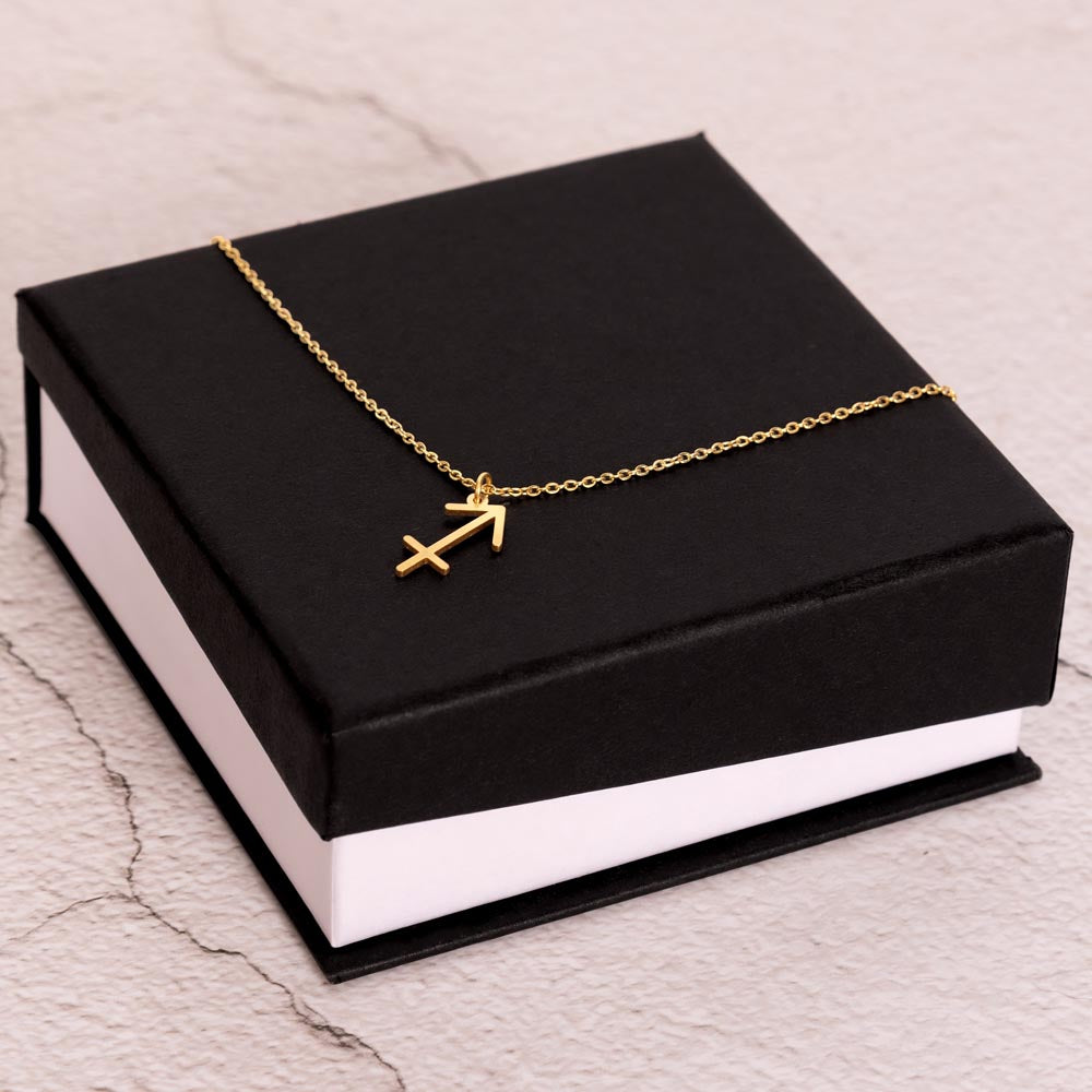 Sagittarius Gold Necklace