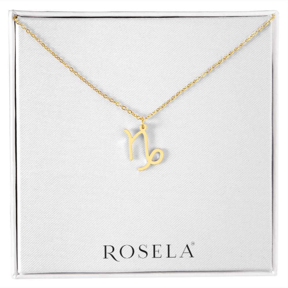 Capricorn Gold Necklace