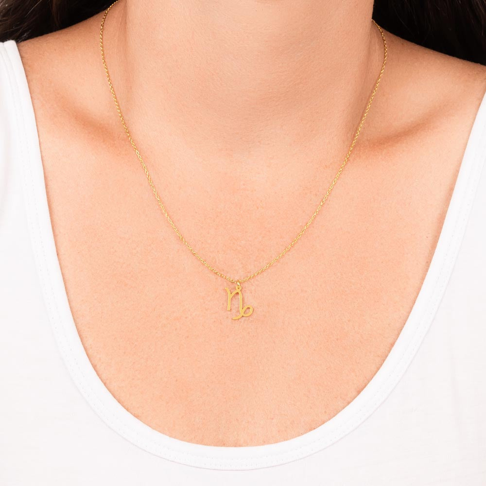 Capricorn Gold Necklace