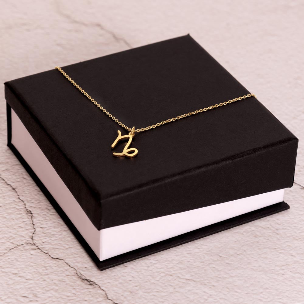 Capricorn Gold Necklace