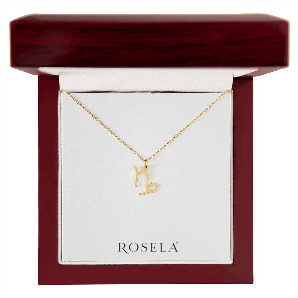 Capricorn Gold Necklace
