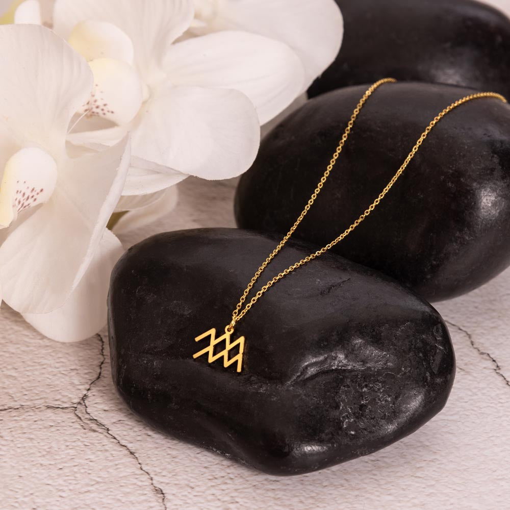 Aquarius Gold Necklace