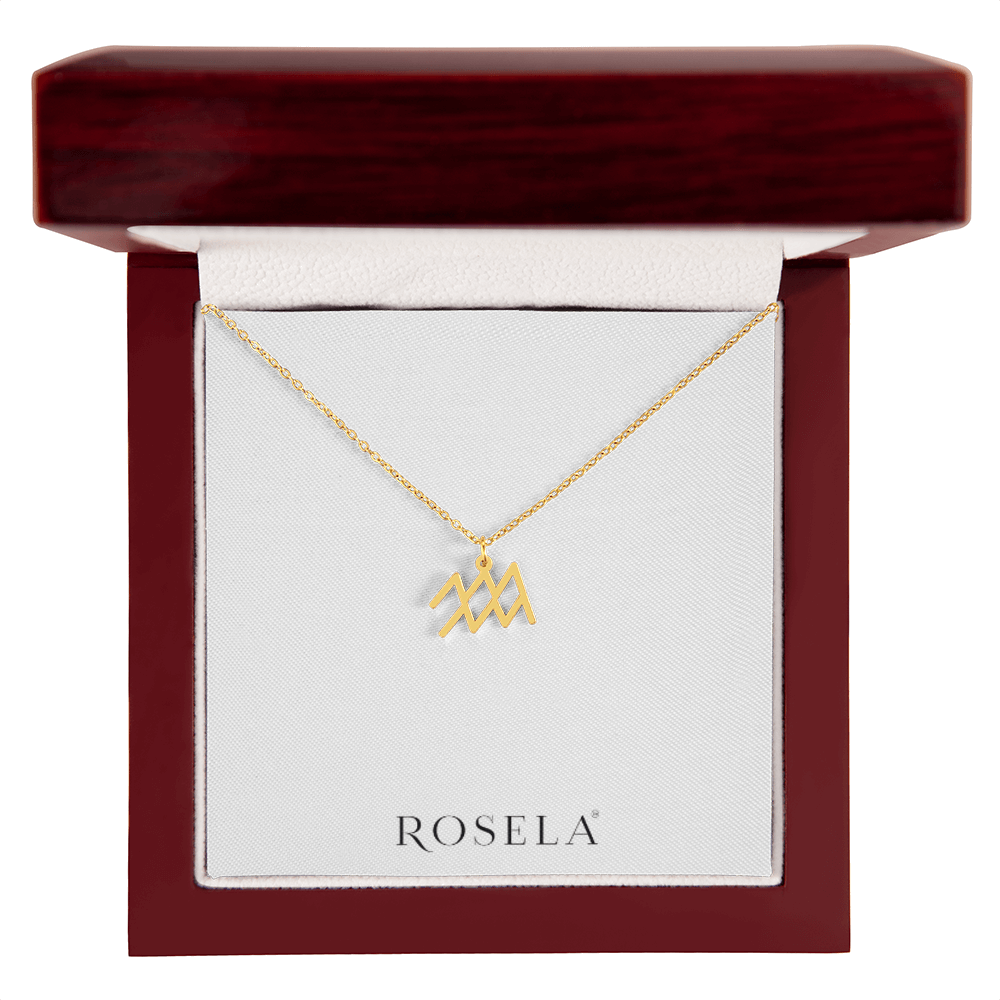 Aquarius Gold Necklace
