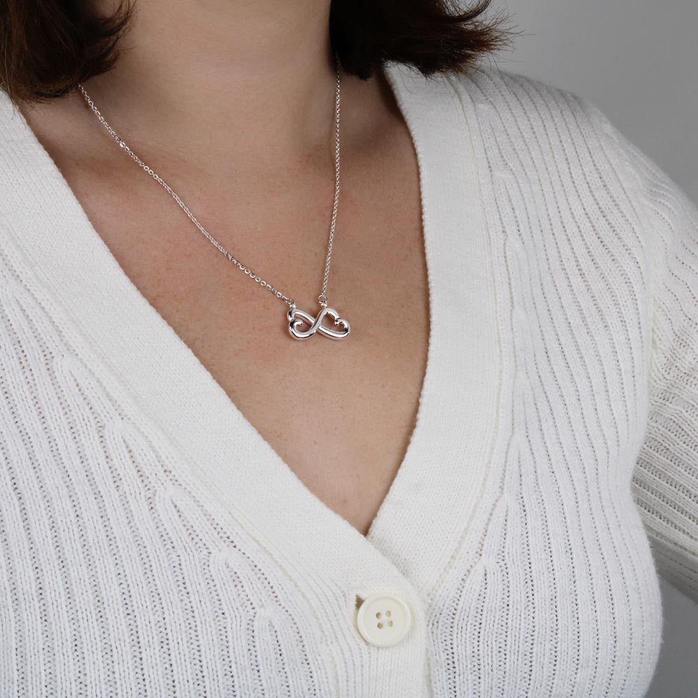 Endless Love White Gold Necklace
