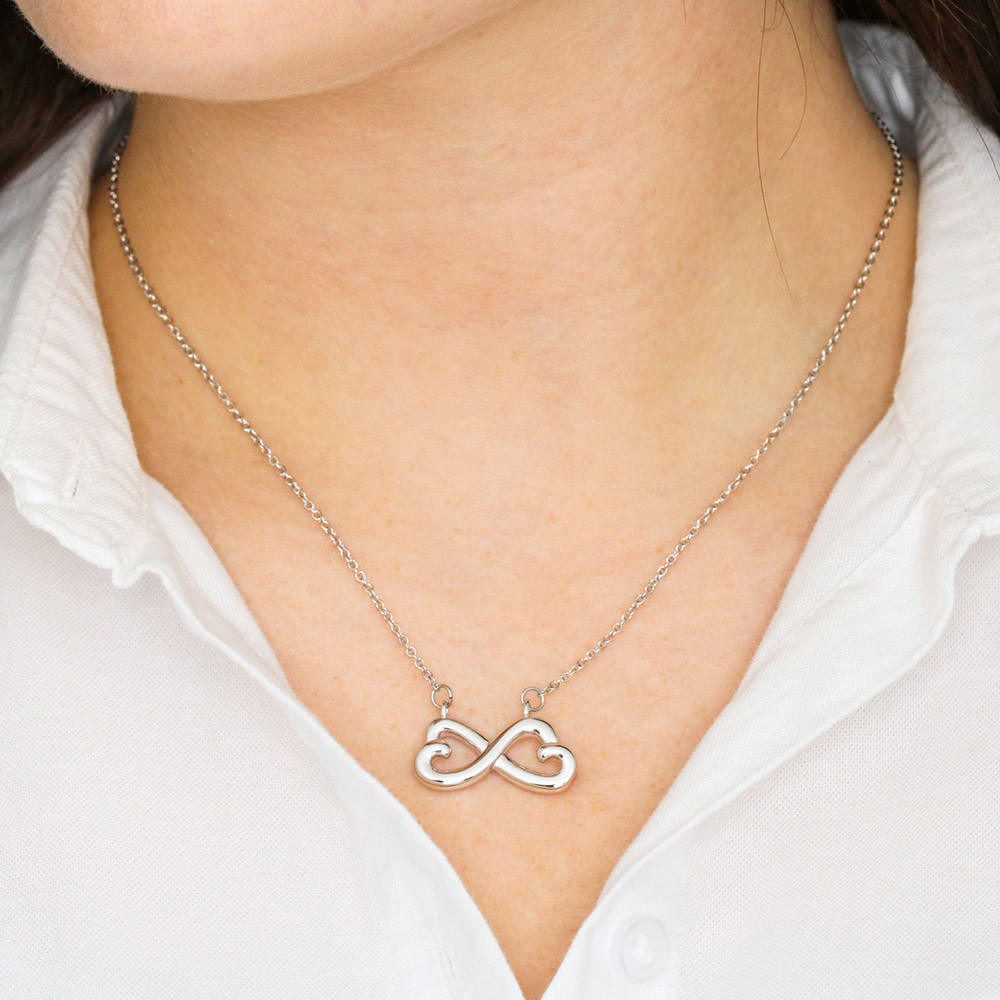 Endless Love White Gold Necklace