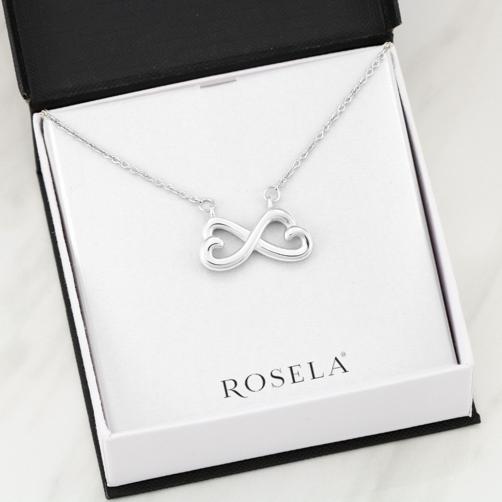 Endless Love White Gold Necklace