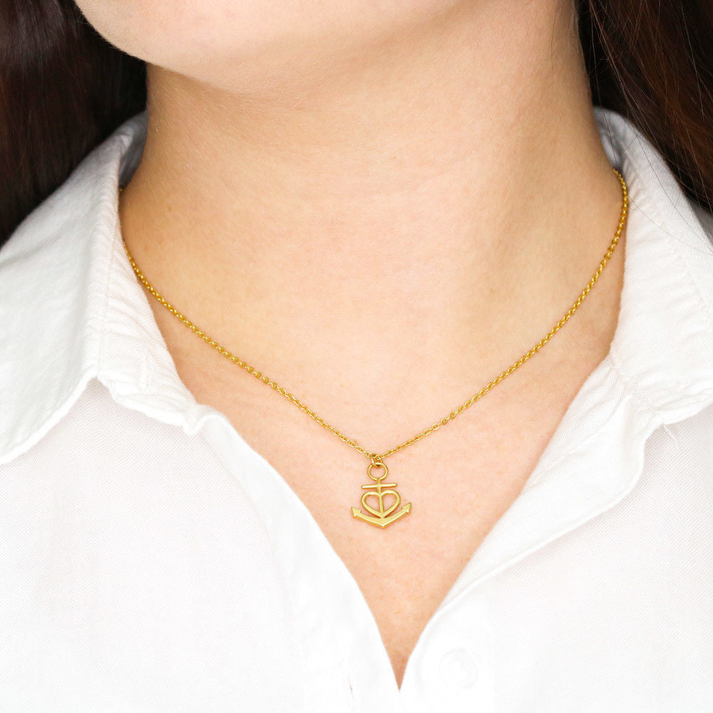 Anchor Gold Necklace