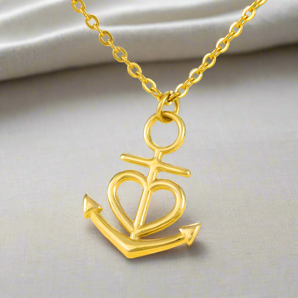 Anchor Gold Necklace