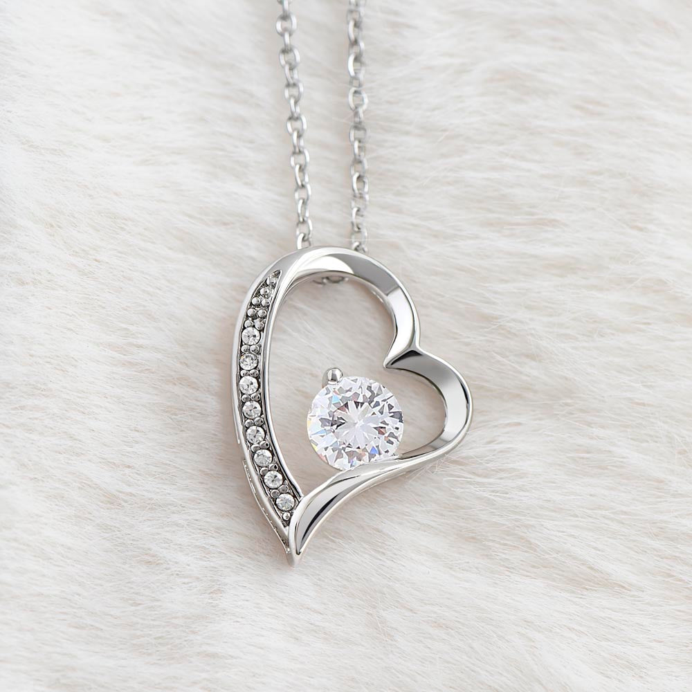 Forever Love White Gold Necklace