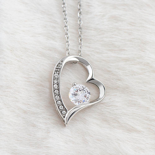 Forever Love White Gold Necklace