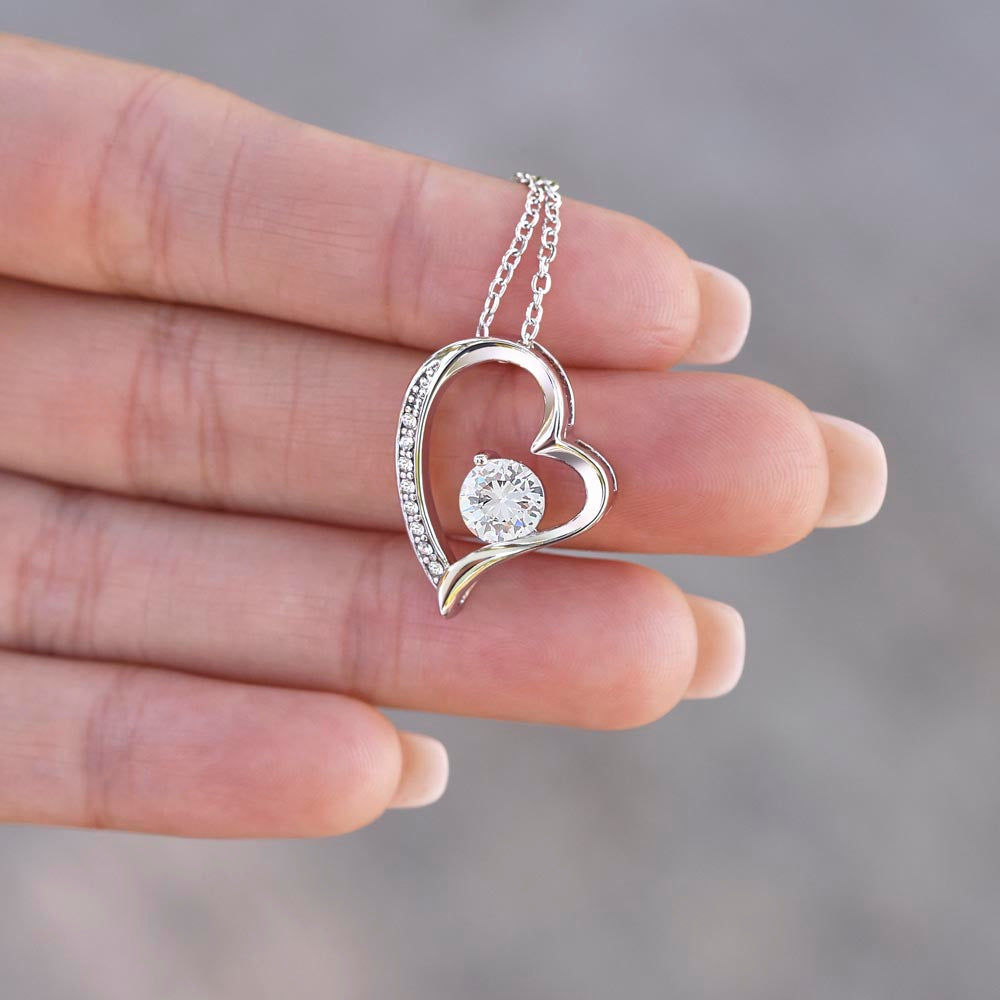 Forever Love White Gold Necklace
