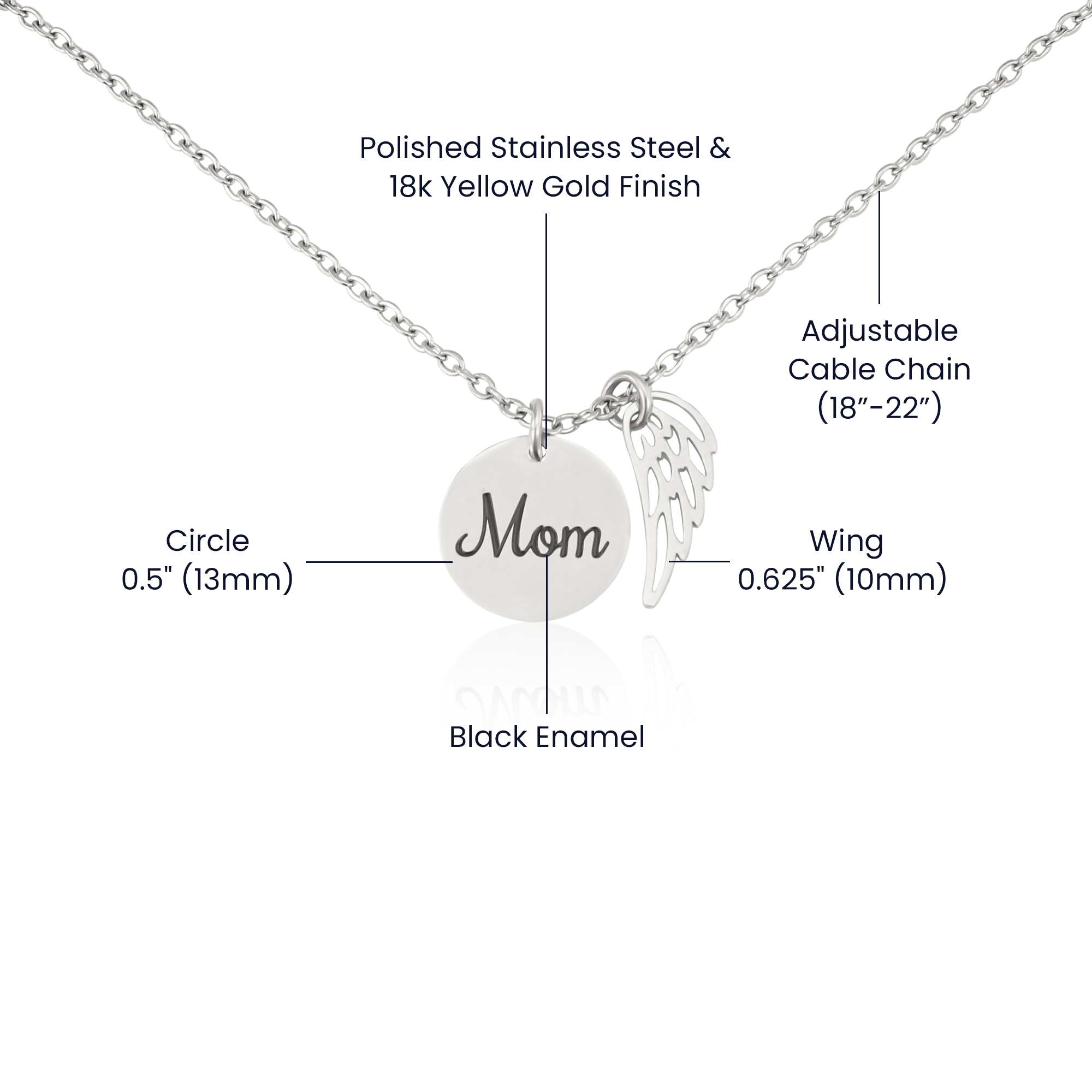 Gold Mom Necklace